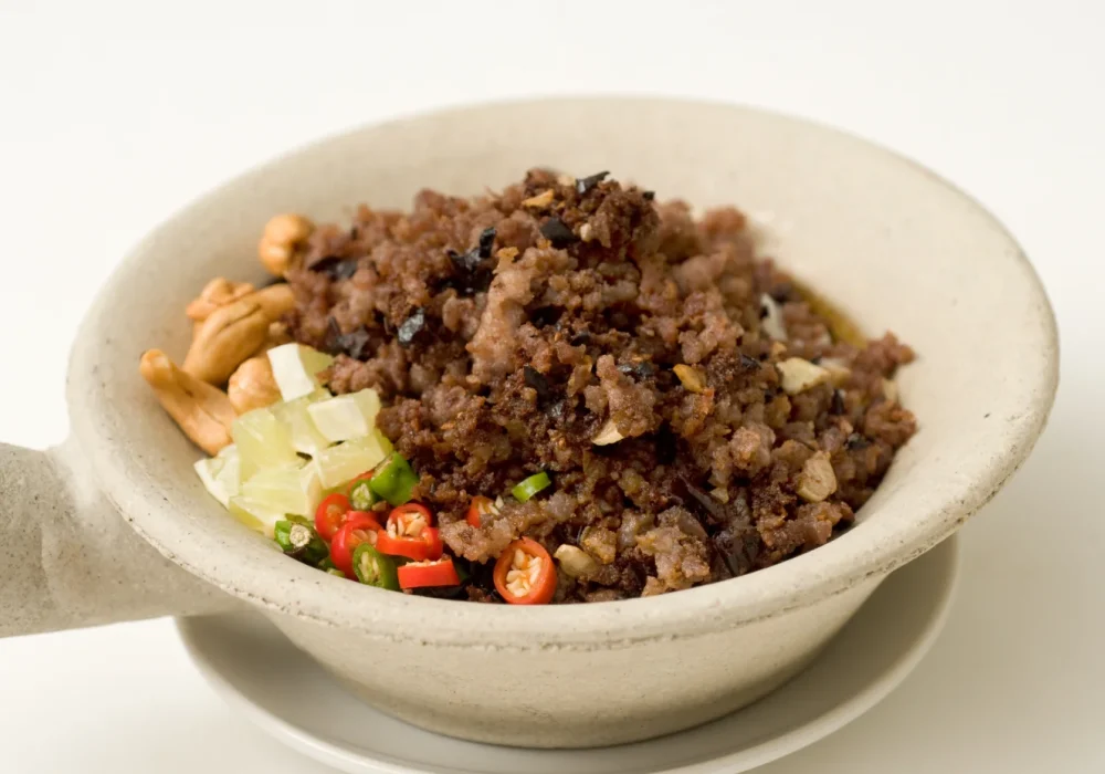 ข้าวอบหนำเลี๊ยบ BAKED RICE WITH SALTED CHINESE OLIVE