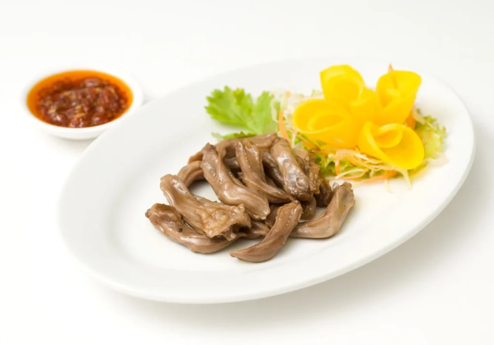 ลิ้นเป็ดน้ำมันงา DUCK’S TONGUE IN SESAME OIL